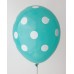 Tosca - White Polkadots Printed Balloons